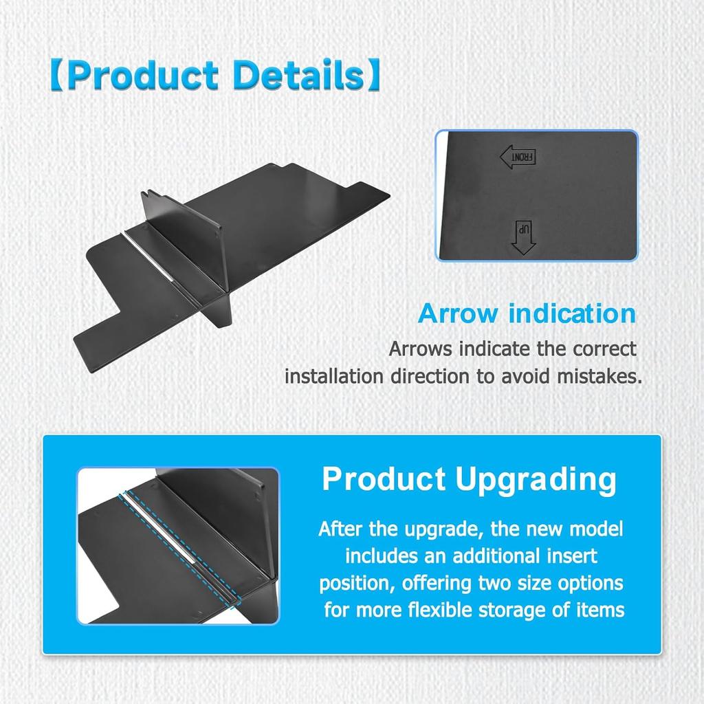 EDBETOS Glove Box Organizer Compatible With 2024 2025 Toyota Tacoma Accessories Glove Box Compartment Ert 4Th Gen Tacoma Secondary Storage Divider