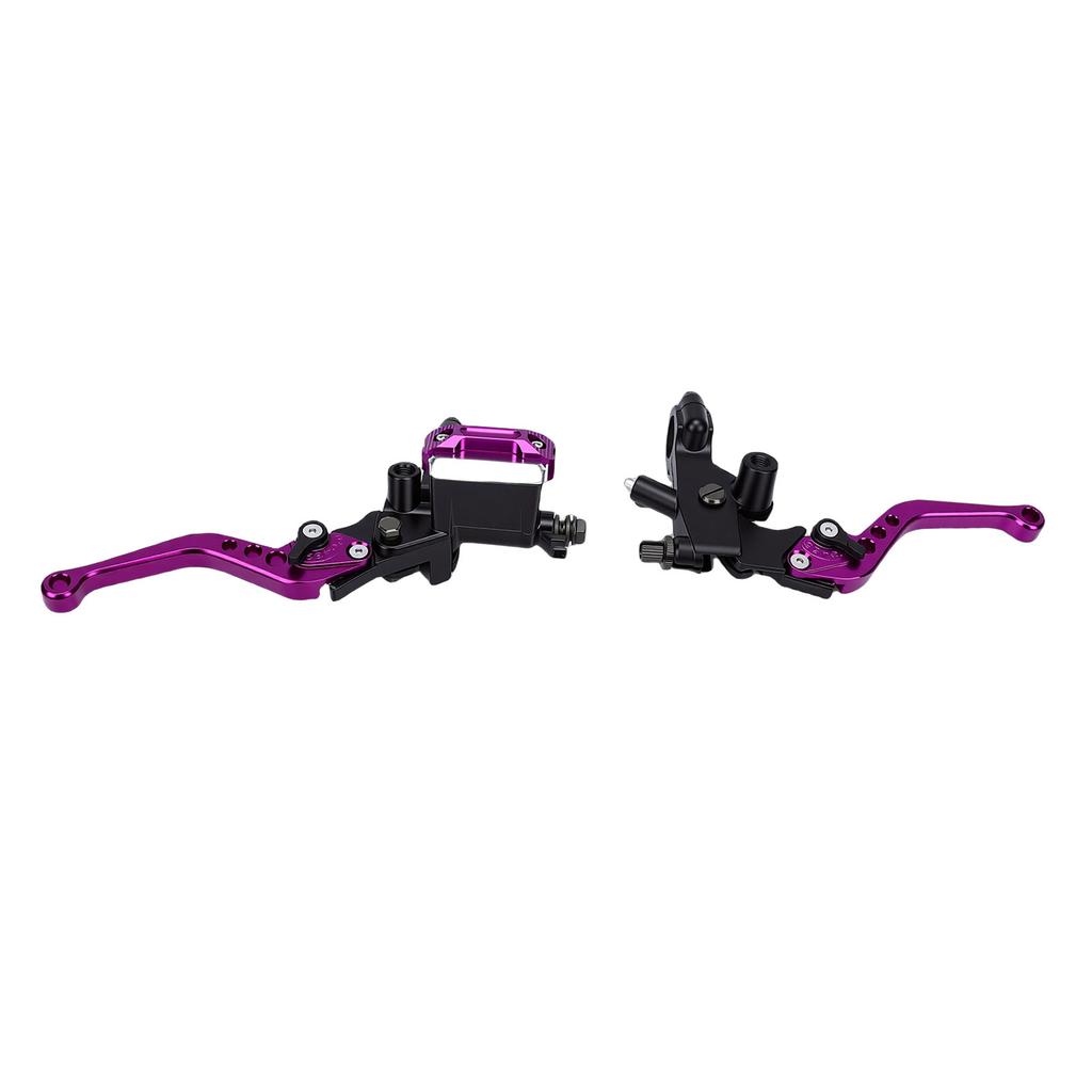 7 8in 22mm Hydraulic Brake Master Cylinder Clutch Lever Left Right Set Adjustable Aluminum Alloy Motorcycle Brake