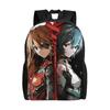 Zaino Neon Genesis Evangelion EVA borsa ita Asuka zaino Kawaii Lavoro Ufficio Grande Capacità Rucksack