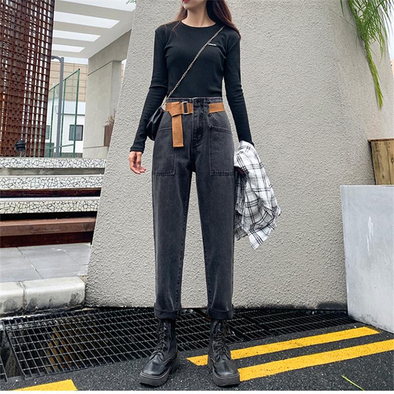 Slim Thick Womens Jeans 2022 Casual Retro Winter Warm Elastic