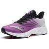 Anta Mach 2.0 Shock Absorbing Non-Slip Durable Low-Top Running Shoes Women sneaker Purple Black White 122235583-2