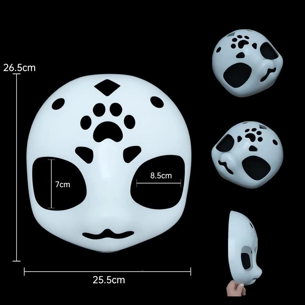 Animal Kigurumi Base Beast Skull Mask 3D Cosplay Furry Mask Cat Head Skull Masks  Costume Prop