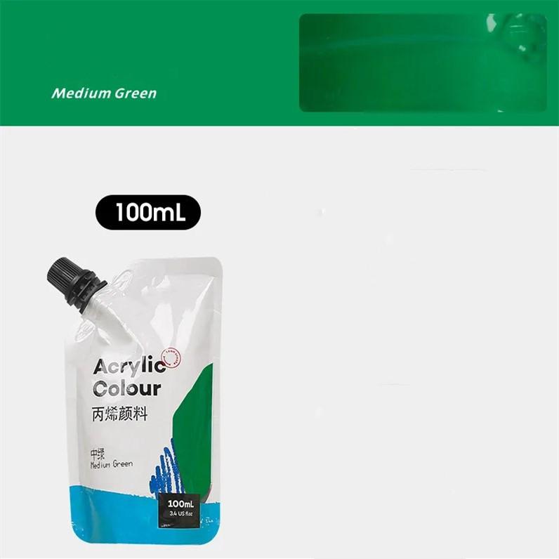

Самонесущая сумка 100 мл, водонепроницаемые акриловые краски, портативная маленькая упаковка, сумка для дополнений к краскам, студийные принадлежности для занятий искусством