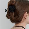 LOVE ME MONSTER Satin Rose Metal Hair Clip (L241MHA100)