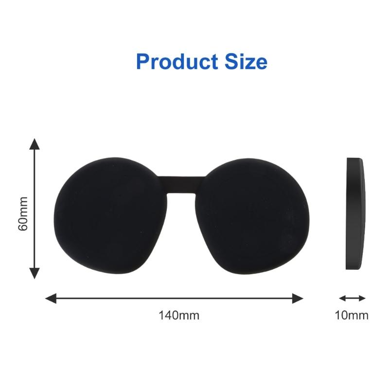 Soft Lens Cover VR Lens Soft VR Glasses Silicone Cover Anti Scratch Cover for PS VR2 Headset Scratchproof Cover