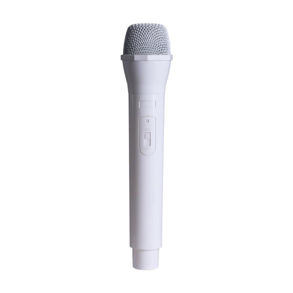 

Highly Simulated Prop Microphone Realistic Kids Microphone Toy Fake Prop Mic For Karaoke білий