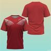 Neues Heißes 3D-Druck Boutique Tischtennishemd Trainings-T-Shirt Schweißaufnahme Bequemes Oberteil Badminton Sport Rundhals O N