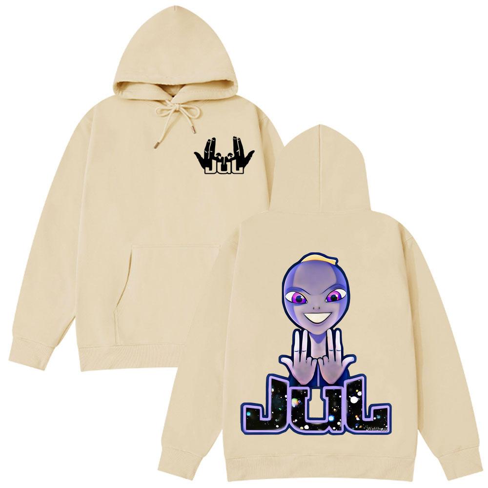 Jul French Rapper Album Merch Hoodie Men Woman Loose Clothing Hip-hop Sweatshirt Long Sleeves Unisex Fashion Design Pullover
