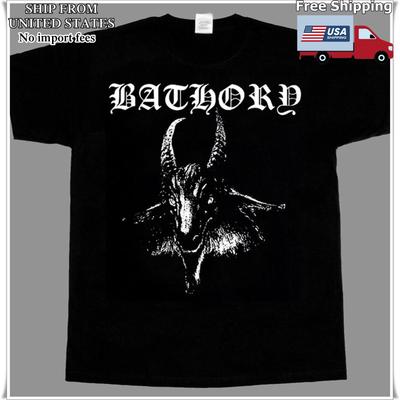 Bathory Koszulka Metalowa Koszulka Głowa Kozła Muzyczna Koszulka Unisex koszulka