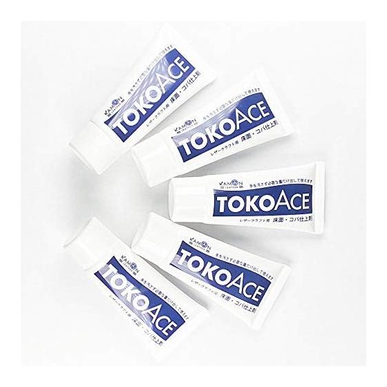 [KAMON Leather] Toco Ace 40g Set of 5 Leather Craft Toco Floor Finishing Agent Polishing Agent Treatment Tube Leather
