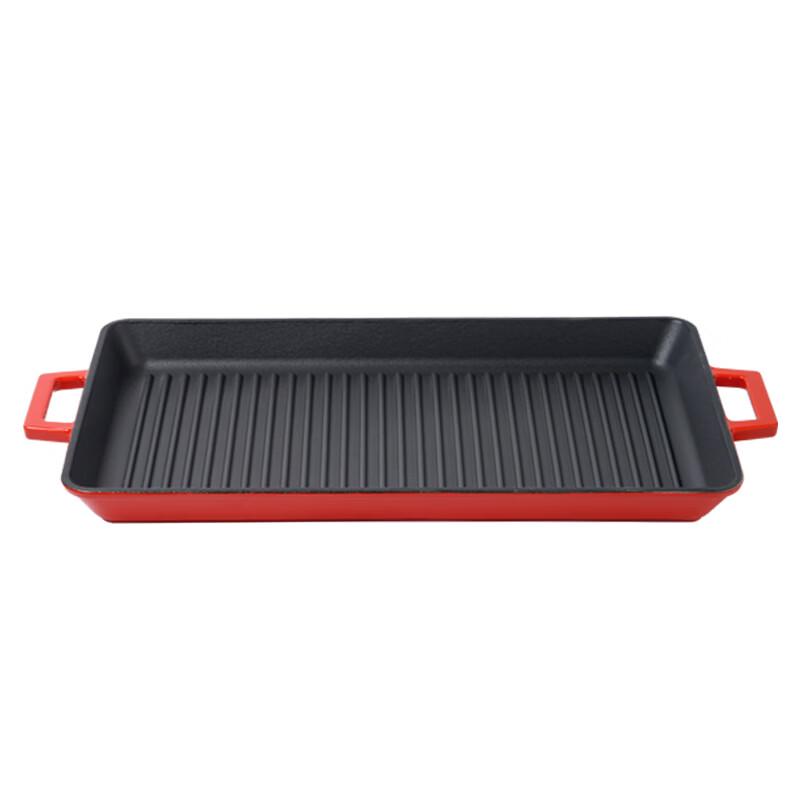 Zhis Cast Iron Grill & Teppanyaki Pan