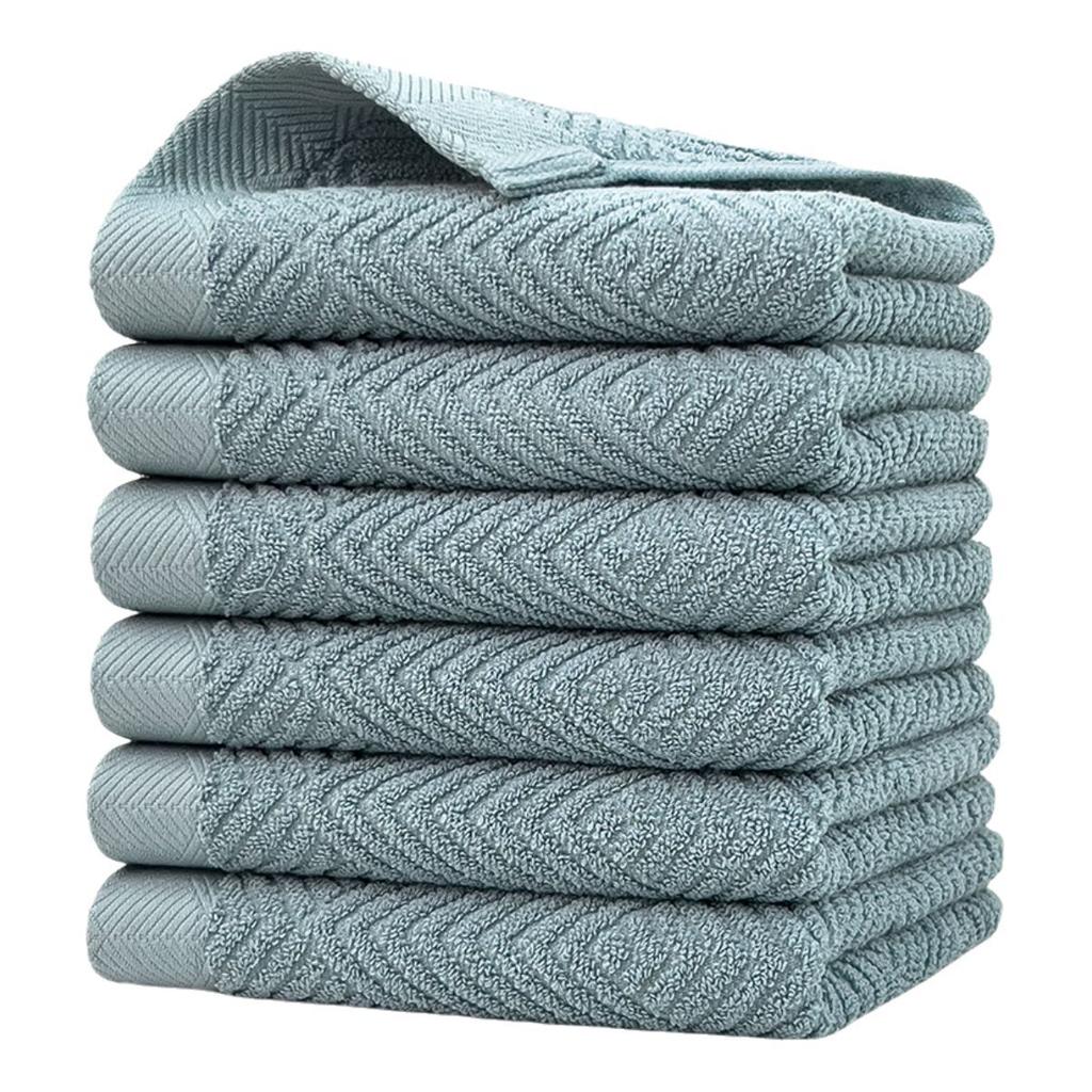 Cotton Towel Six Pcs Cotton Household Color Face Towel FACE TOWEL Warm and Comfortable Home Daily Necessities Elaborately Woven Towels