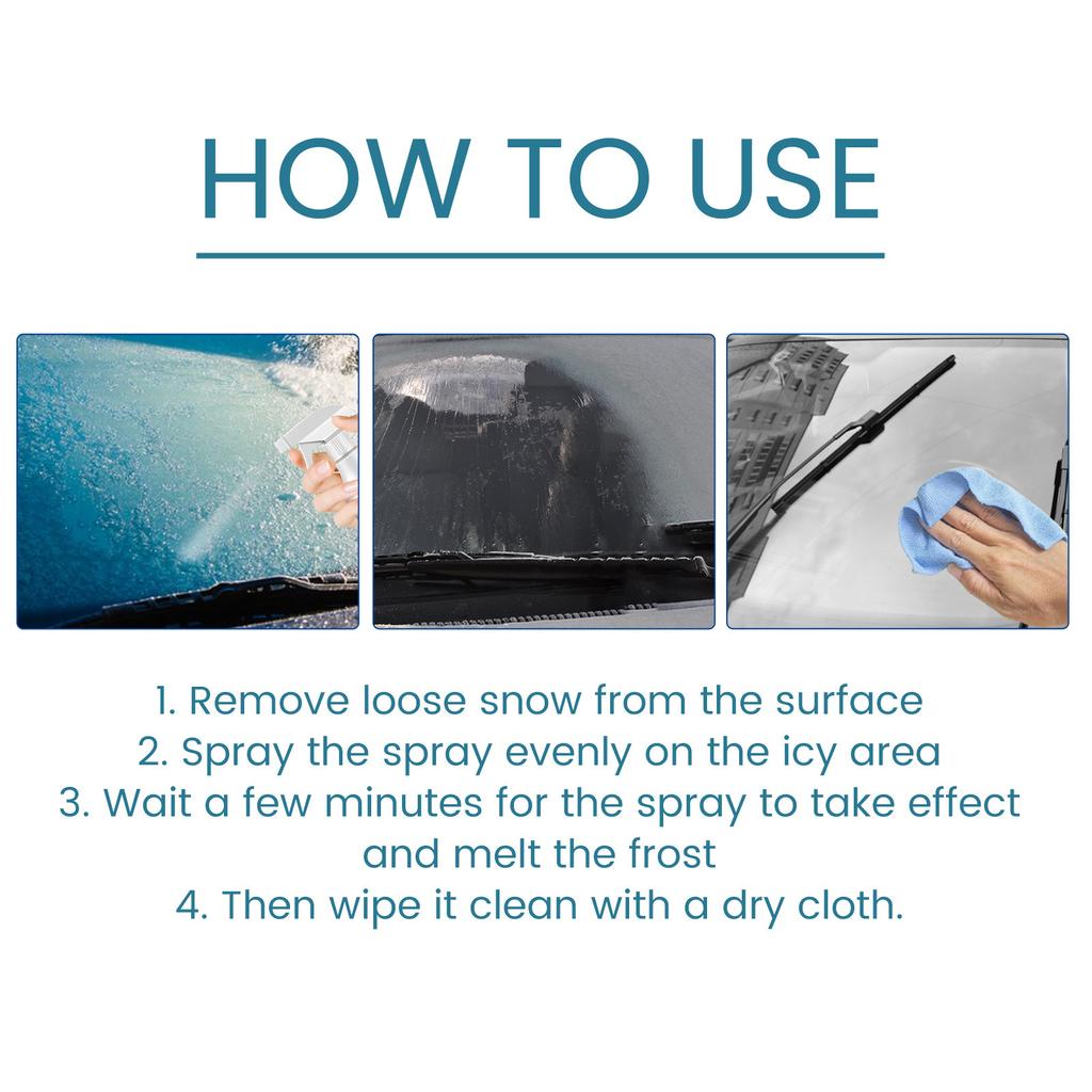 Rayhong Deicing Agent for Automotive Window Special Glass Deicing and Deicing Agent Convenient and Easy To Use Anti Icing and Anti Frosting