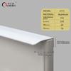 Oukali Hot Sales Modern Furniture Cabinet Handle Kitchen Wardrobe Aluminum Alloy Matt Black Canceal Pull Handles