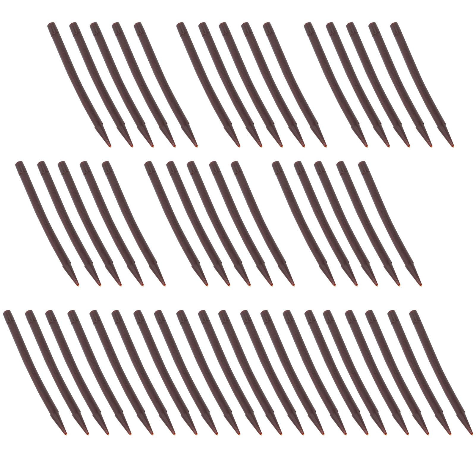 

50 шт. 53 мм Рыболовные оснастки Противозакручивающиеся резиновые рукава Концевые соединительные шланги Рыболовный аксессуар