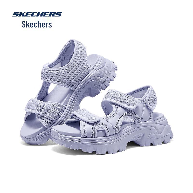 SKECHERS Women s Lightweight Velcro Sandals 38