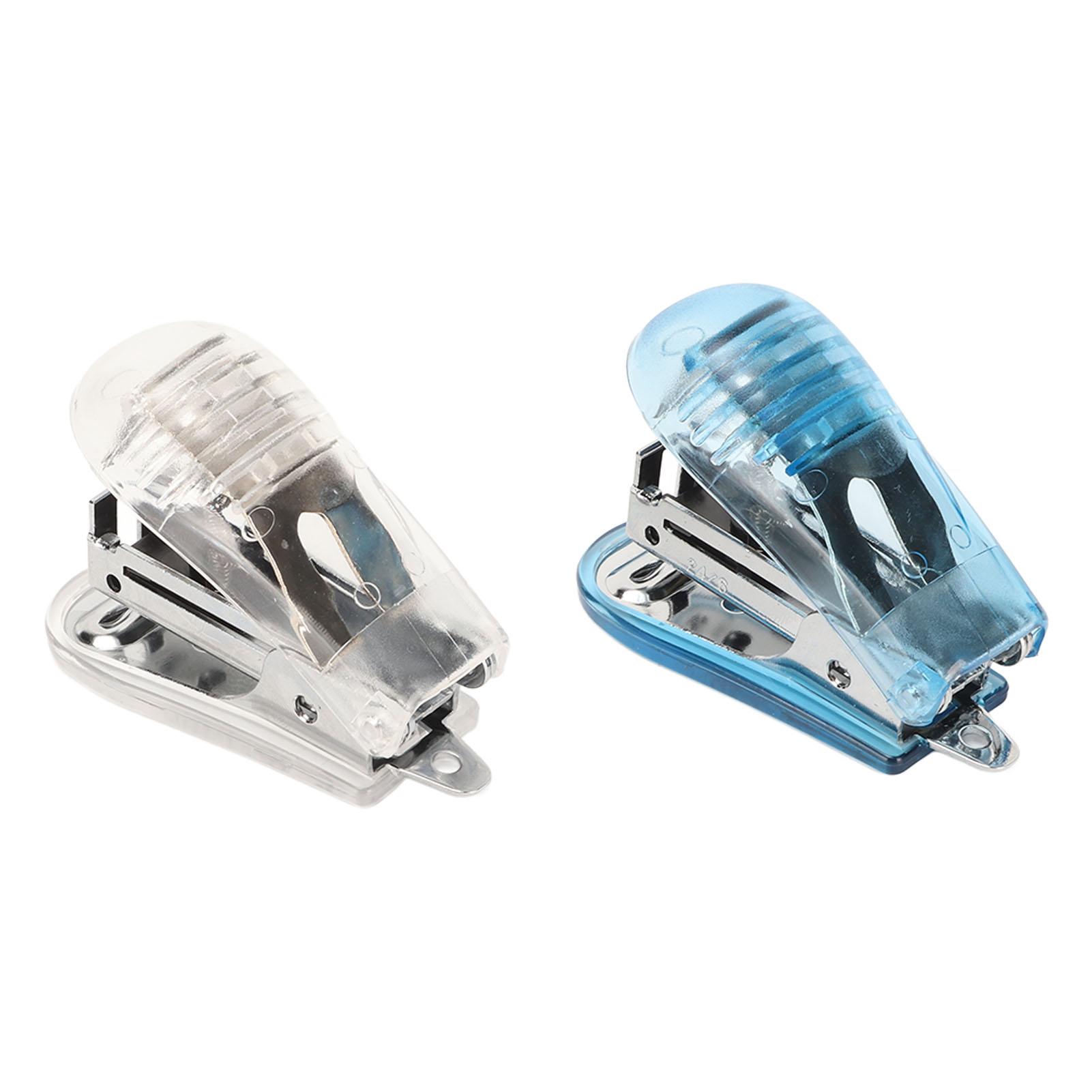 

2 шт. Мини-степлер Вместимость 20 листов Рычажная конструкция Портативный степлер Ручной степлер для 24 скоб