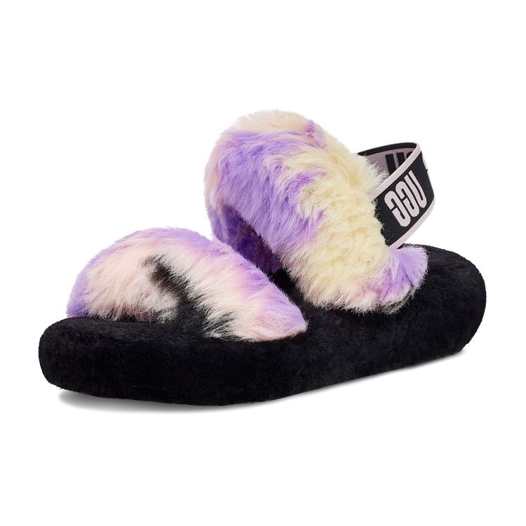 UGG  Oh Yeah Slide Tie Dye Magnolia Women Sneakers Black 1119821-MGNL