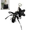 Artistic Ballet Shoe Keychain With Sparkling Star Accent Soft PU Materials Pendant For Women Gift Bag Charm Accessory