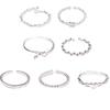 Fashionable Heart Shaped Adjustable Ring For Women Stylish Silver Jewelry Piece