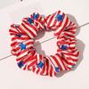 DamenHaargummi Weich Fest Haltbar Dehnbar Nützlich Hohe Elastizität Gummiband Amerikanische Flagge Druck Waschbar Haargummi HaarDekoration