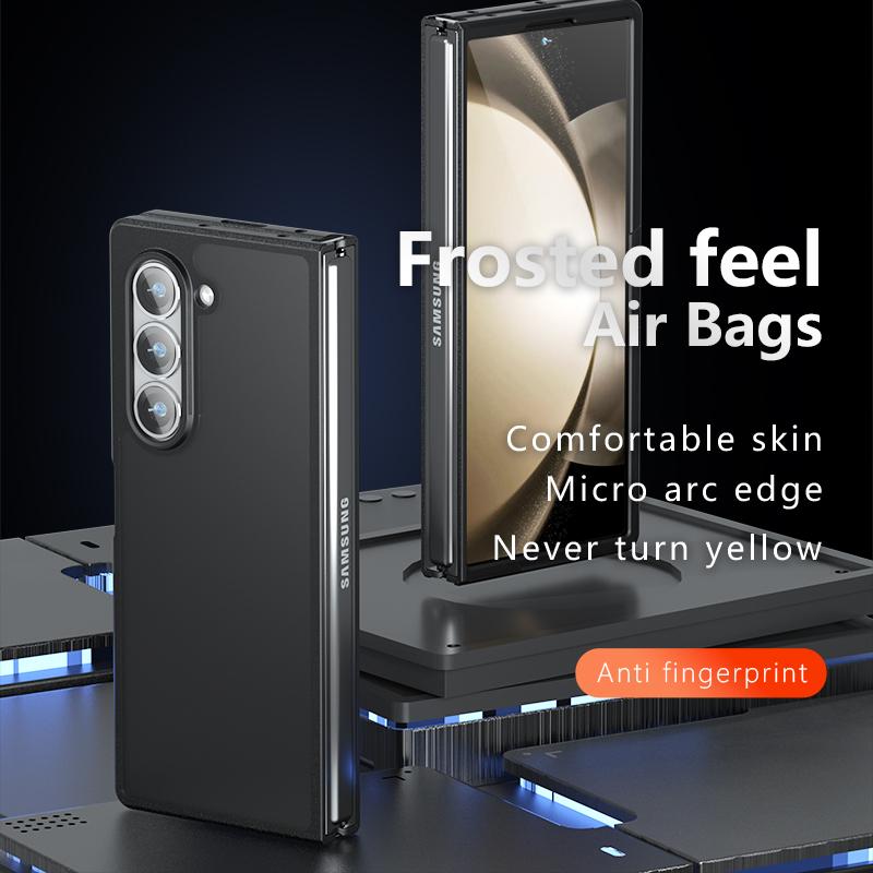 For Samsung Galaxy Z Fold 8 Ultra / Z Fold 7 6 5 4 Case Ultra Thin Soft TPU Frame Clear Matte PC Back Shockproof Full Body Cover