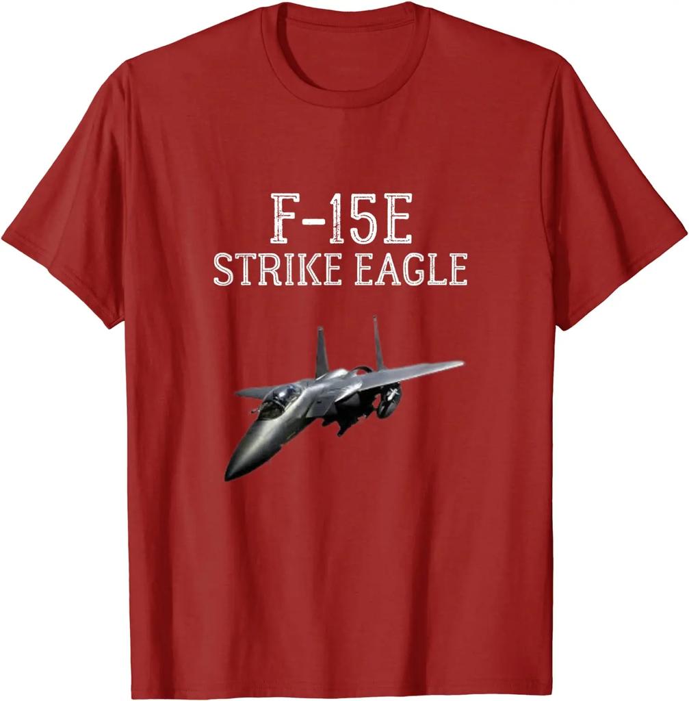 F15E Strike Eagle AirtoGround Attack FIghter Bomber Gift TShirt Summer Cotton ONeck Short Sleeve Mens T Shirt New S3XL
