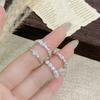 Light Luxury Zircon Small Diamond Open Thin Ring Women'S Simple Niche Design Sense Cold Wind Girlfriend Index Finger Ring