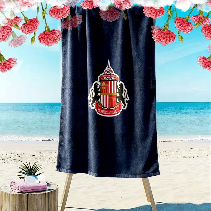 Asciugamano da Spiaggia Sunderland A.F.C, Asciugamano Grande Morbido ad Asciugatura Rapida per Spiaggia Campeggio Nuoto