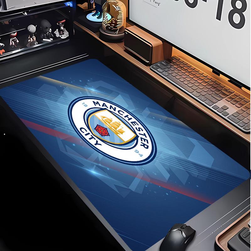 Tappetino per Mouse con Motivo Calcio Manchester City Non?Tappetino Mouse da Gioco Antiscivolo con Base in Gomma per Scrivania Ufficio Casa