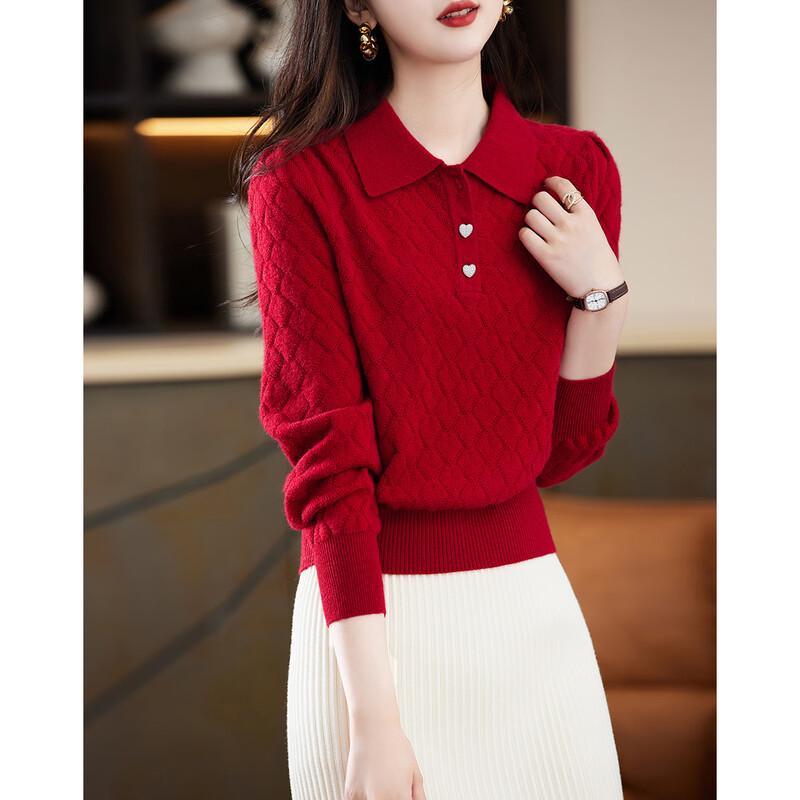 

Demana Women s Arctic Fleece Lapel Knit Sweater M