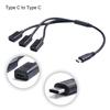 Type C Male To 3 Type C Female Splitter for 5V3A Fast Charging and Data Transfer Support Phones Laptops Simultaneously