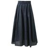Sancai 2026 Spring High-Waist A-Line Midi Skirt