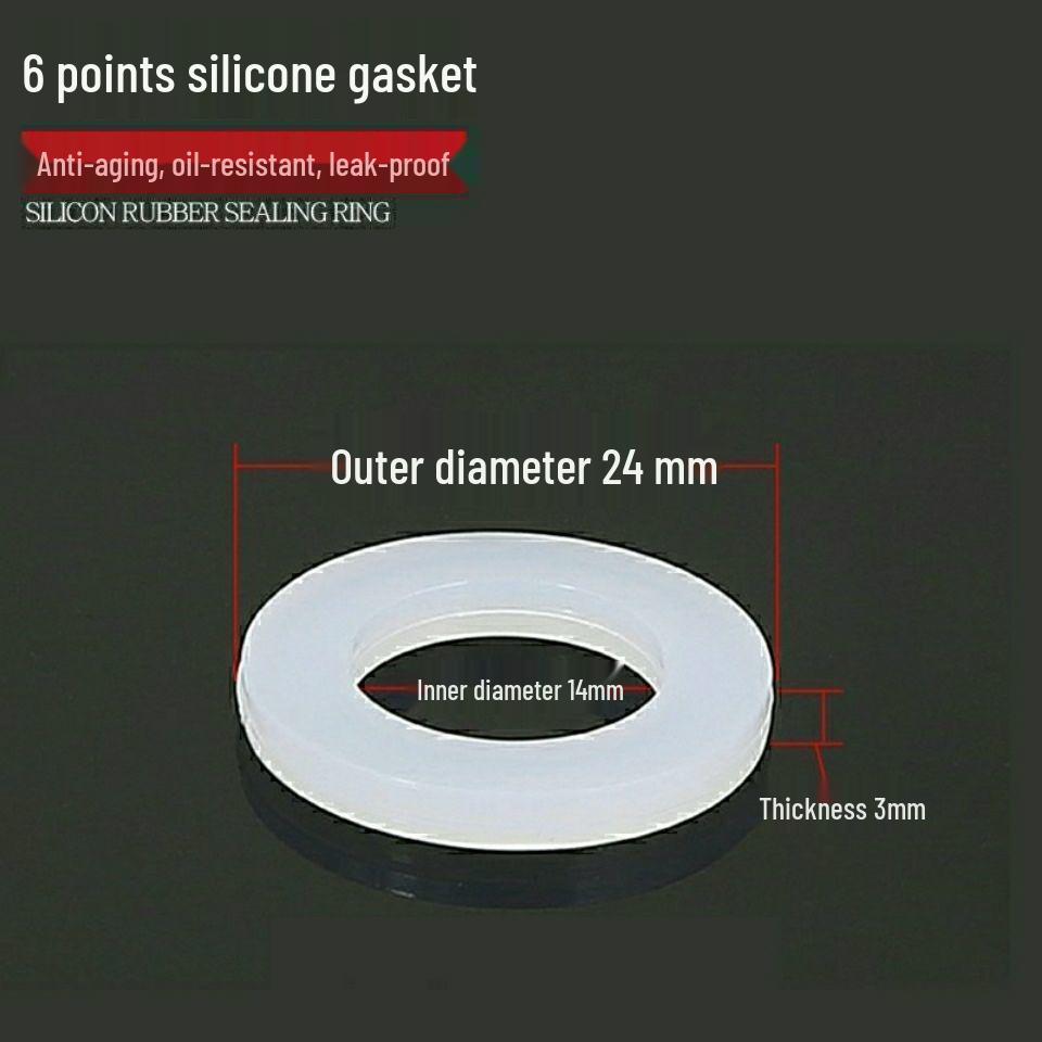 Rubber Flat Washer Sealing Gasket for Faucet, Angle Valve, Hose, Water Heater