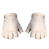 Faux Leather Gloves Half Fingers Waterproof Adjustable Wrist Driving Cycling Sports Halloween Gloves Women Men