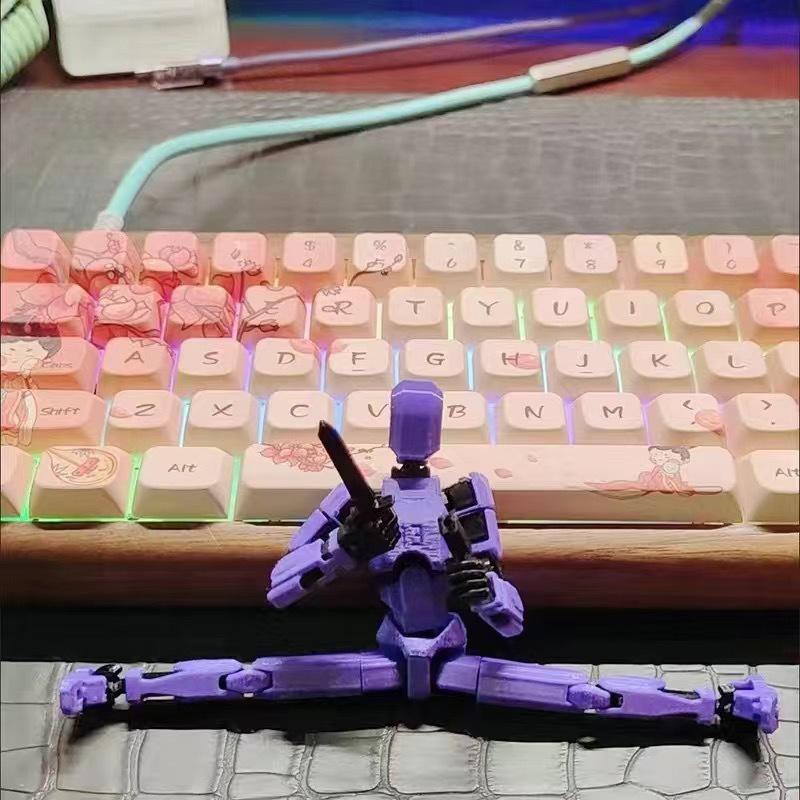 Multi-Jointed Movable Shapeshift Robot 2.0 3D Printed Mannequin Dummy 13 Action Figures Toys Kids Adults Parent-children Game