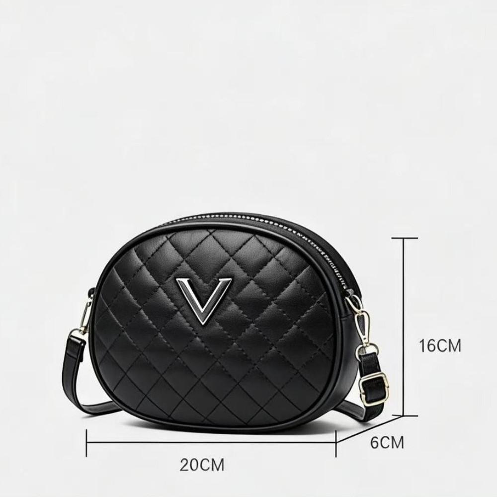 Trend Leather Women's Crossbody Bag Casual Versatile Small Square Bag Messenger Bag Daily Use