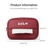Car Tissue Box Auto Multi Functional Leather Kleenex Storage Bag For KIA Rio 4 Ev3 Ev6 Niro Stonic Sportage GT-Line Ceed Picanto Zqdtx40