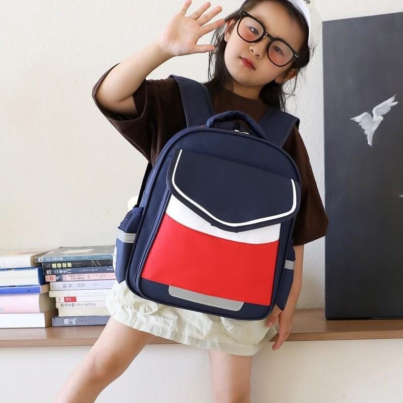 Gender Neutral Oxford Cloth School Backpack With Waterproof Features For First And Second Graders