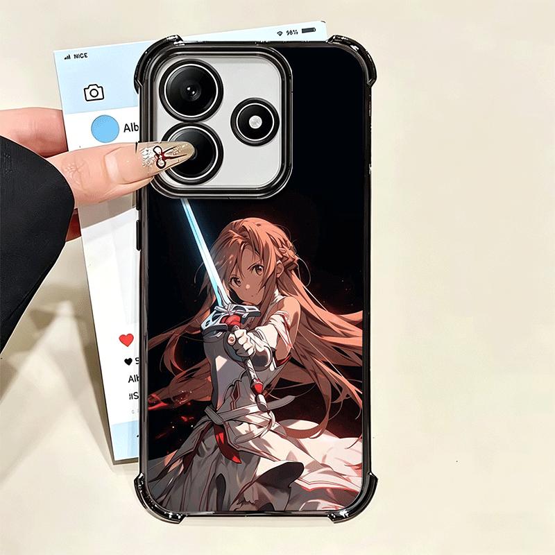 Sword Art Online Yuuki Asuna Weiche Handyhülle Für Xiaomi Poco X7 X8 Pro Max X6 X5 X3 F8 Ultra F7 M8 M7 M5S Redmi 15C 15A 15 14C 1