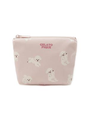 Dog Tissue Pouch with Exposed Belly PWGB261563 LPNK Free Size Women's
