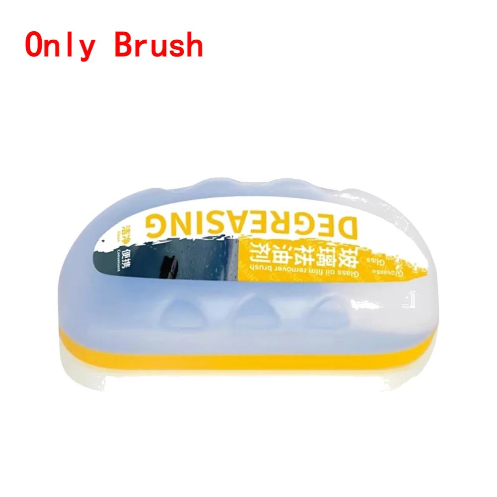 Car Glass Oil Film Remover Powerful Car Windshield Cleaner Automobile Glass Cleaning Brush for Improves Clarity and Visibility