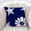 Blue Decorative Pillowcase Living Room Office Decoration Home Pillowcase