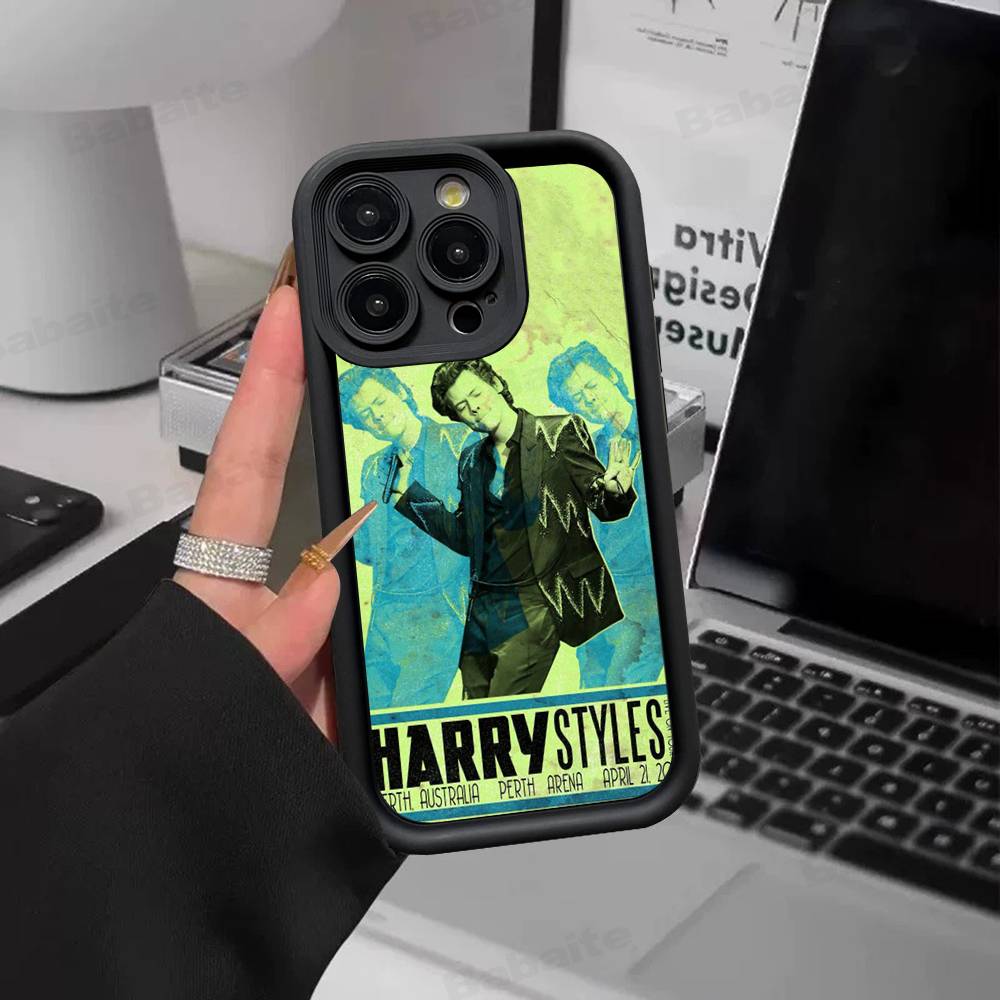 Pop Singer Harry Styles Phone Case For IPhone 17 16 15 14 13 12 11 Pro Max 16E Plus INS Soft Cover