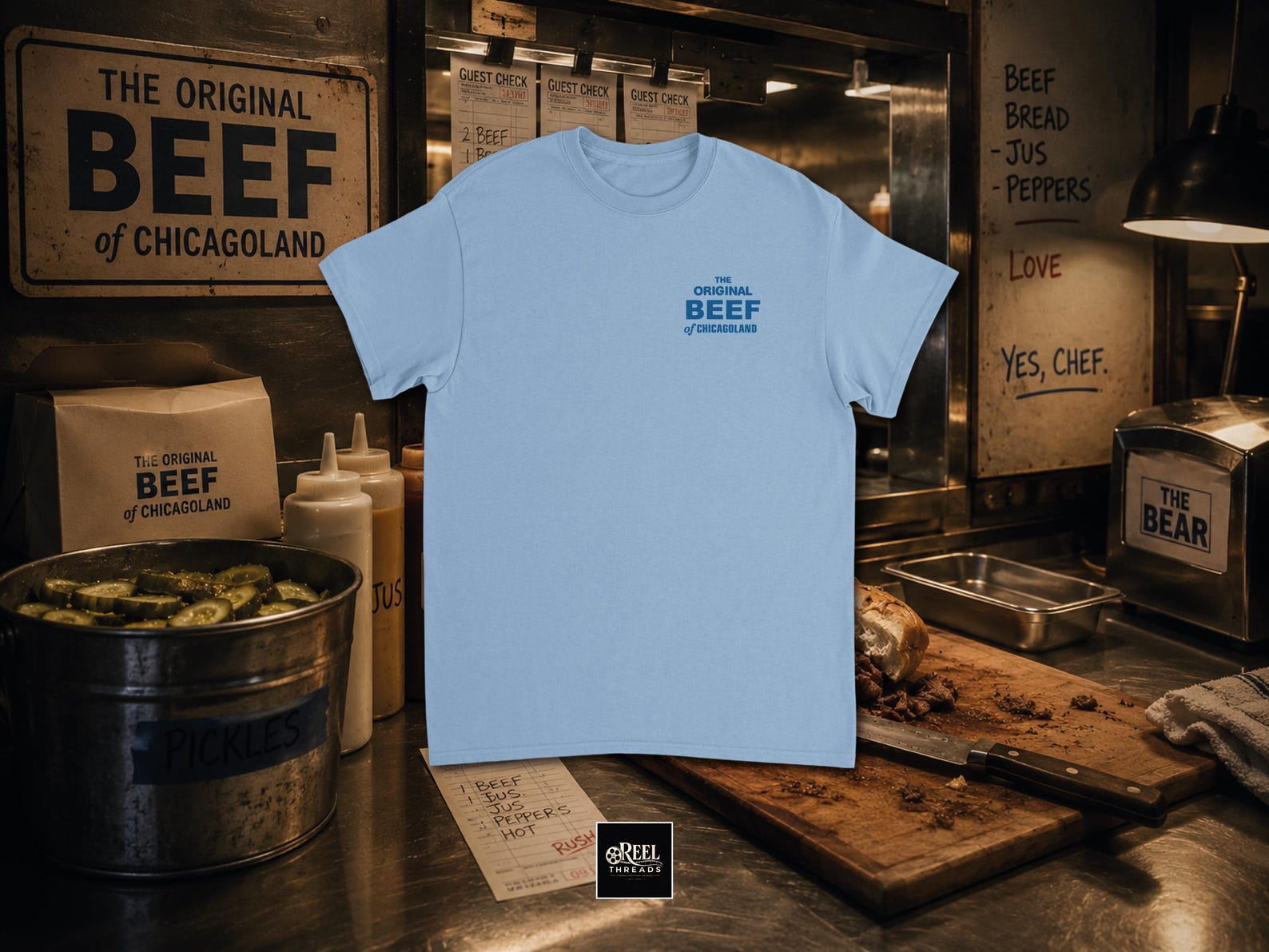 T shirt | The Original Beef of Chicagoland T shirt | The Bear Inspired Tee | Carmy Shirt | Chicago Restaurant | The Bear TV Show Gift 2XL