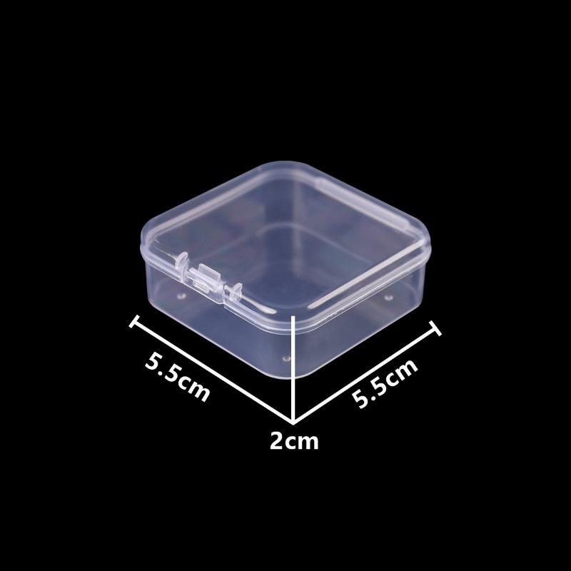 Bean Sorting Storage Box, Transparent Classification and Packing Storage Box, Bean Plastic Box, Small Square Box, Set Box