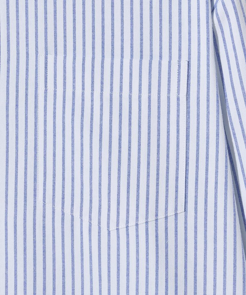 YALE 100% Cotton Oversized Oxford Shirt_Stripe