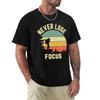 Camera Never Lose Focus Photography Tshirt Plus Size Short Sleeve Tshirt