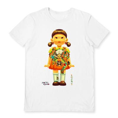 Kris Squid Game 2 Maglietta Bianca t-shirt t-shirts