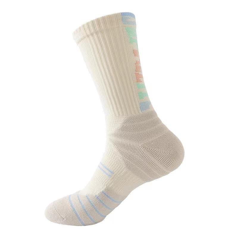 5 Paar Jungen Sportsocken mit verdicktem, rutschfestem Boden für Basketball